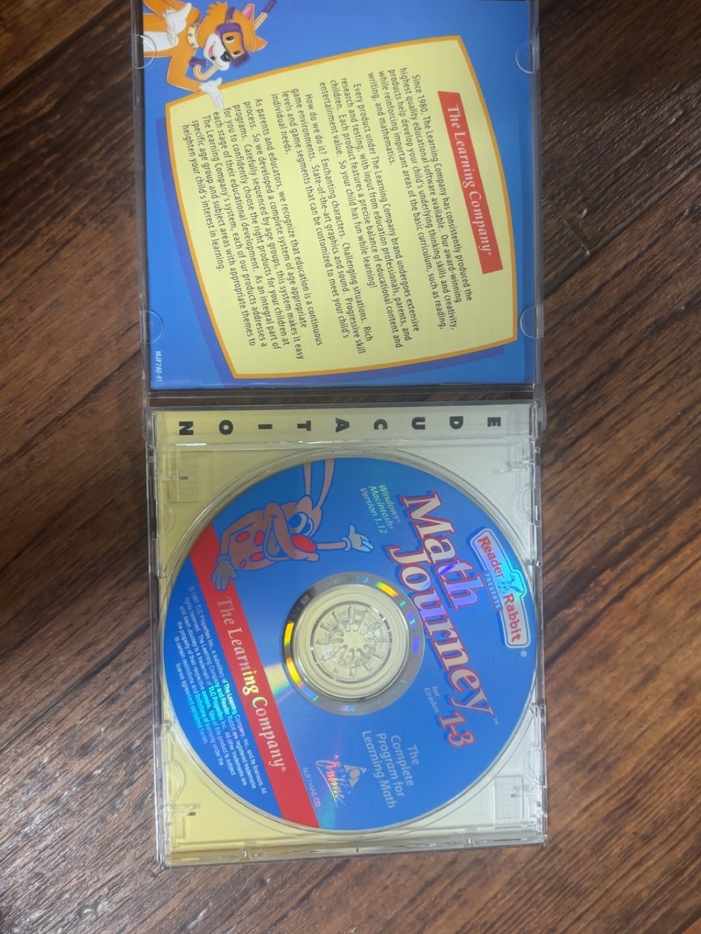 The Learning Company Reader Rabbit Math Journey 1-3 CD - Blue - Picture 3 of 4